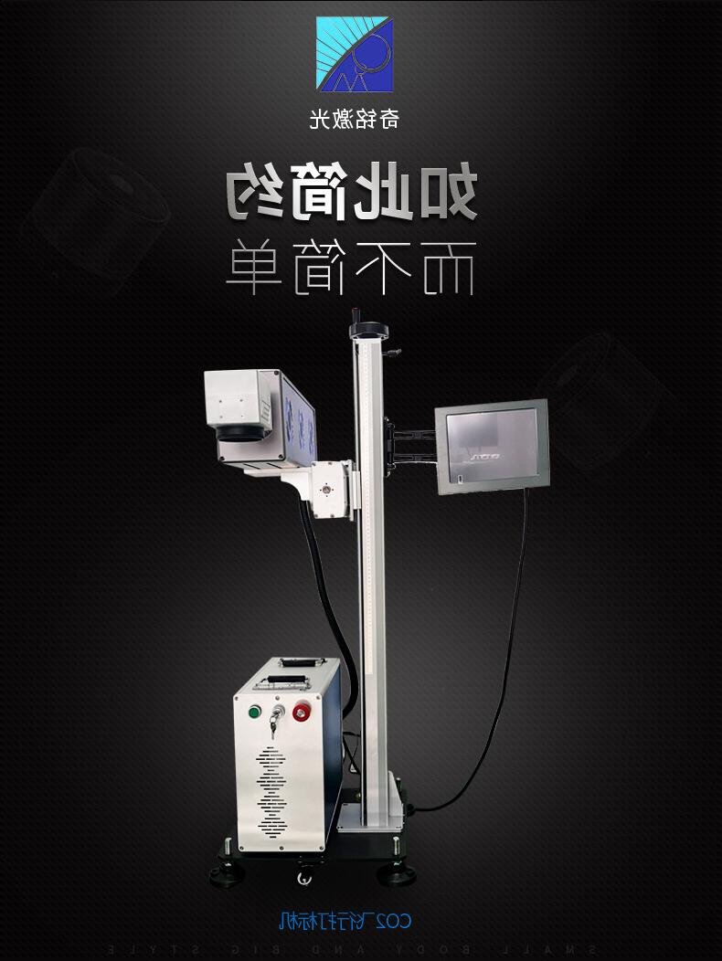 Flying carbon dioxide laser marking machine